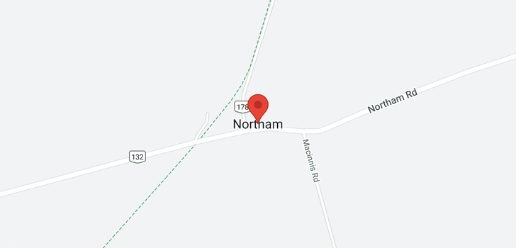 map of 1392 Northam Road